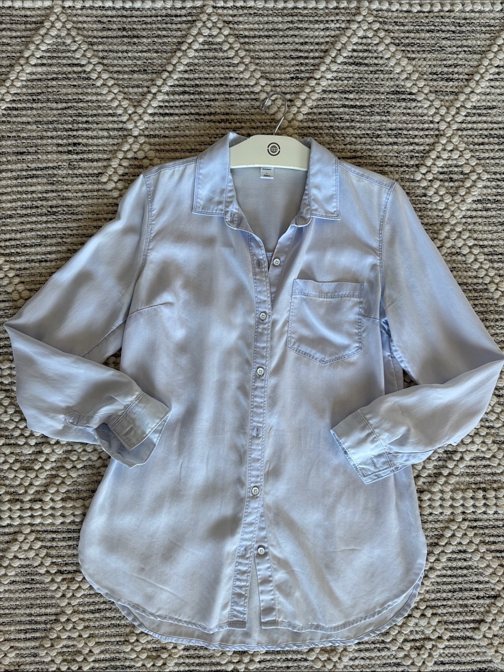 Old Navy Light Blue Button-Down Shirt